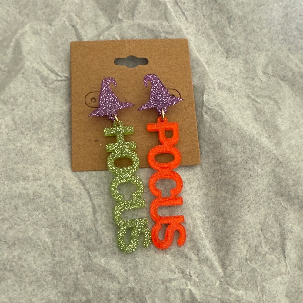 Hocus Pocus Glitter Earrings